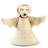 Handmade Felt White Dog Angel Christmas Tree Topper Arcadia Home - ARCADIA HOME